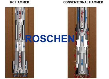 3 Inch REMET Thread Reverse Circulation RC Rods Panjang 3m untuk Atlas Copco RE531 Hammer