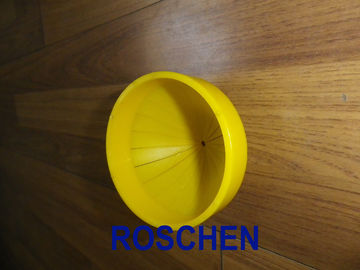 Warna Kuning SPT Sampler Aksesori Retainer Keranjang Plastik Tahan Lama