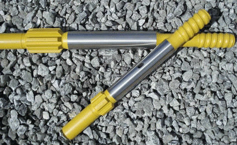 kualitas  Rock Drilling Rig T38 T45 T51 GT60 Coupling Sleeves for Mining Rock Drilling Coupling sleeve pabrik