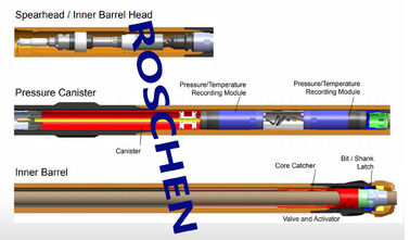 7 1/8 &amp;quot;Core Barrel, Corpro Core Barel Coring Tool 4&amp;quot; Ukuran Sampel Inti Untuk Pengeboran Coring Minyak