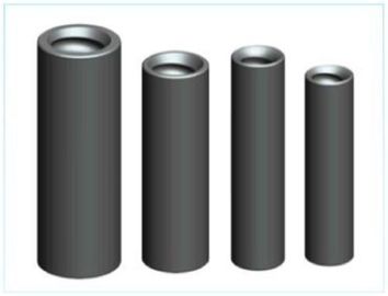 Carbon Steel Coupling Lengan Top Hammer Drilling OD 33mm - 76mm